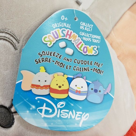 Large Squishmallow Disney Dumbo Plush Stuffed Doll Animal Gift Toy 12" New - Picture 5 of 5